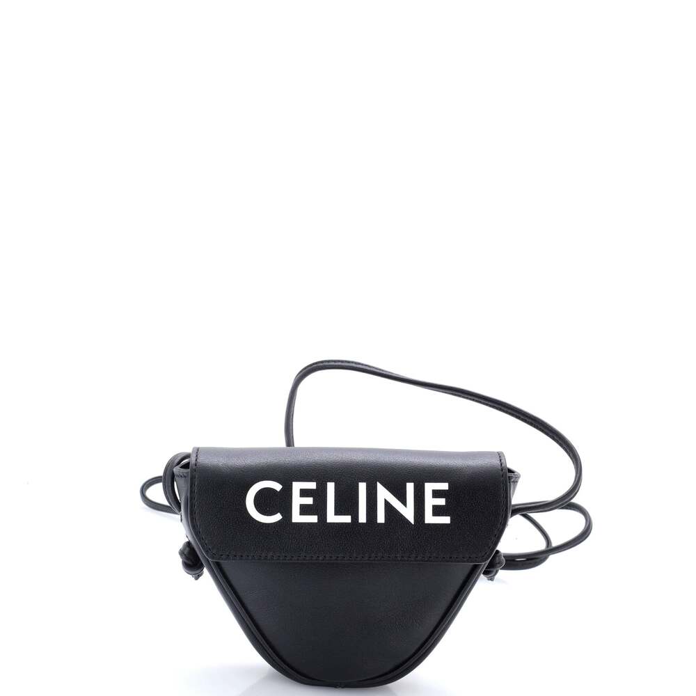 Celine Triangle Bag Leather Mini #323449C72B
